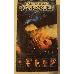 Mary Shelley's Frankenstein VHS Columbia TriStar Home Video Robert De Niro